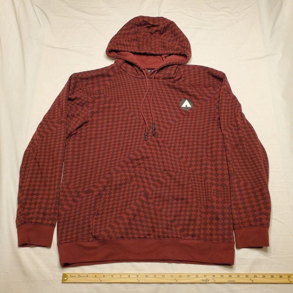 Airwalk Other - Airwalk Men's Graphic Pullover Hoodie Sweatshirt Size 2XL Dark Ox/Blood